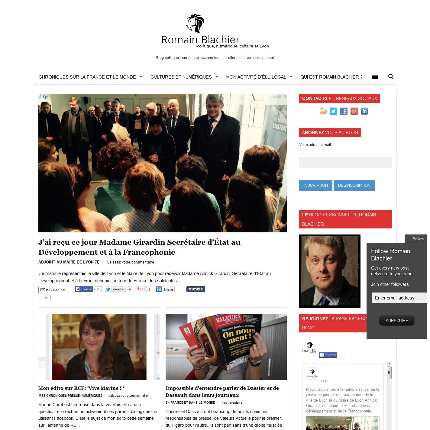 Aperçu du site RomainBlachier.fr