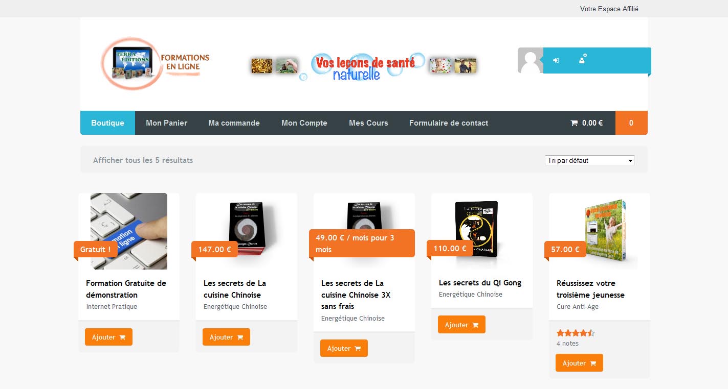 Aperçu du site Terra-Editions.com