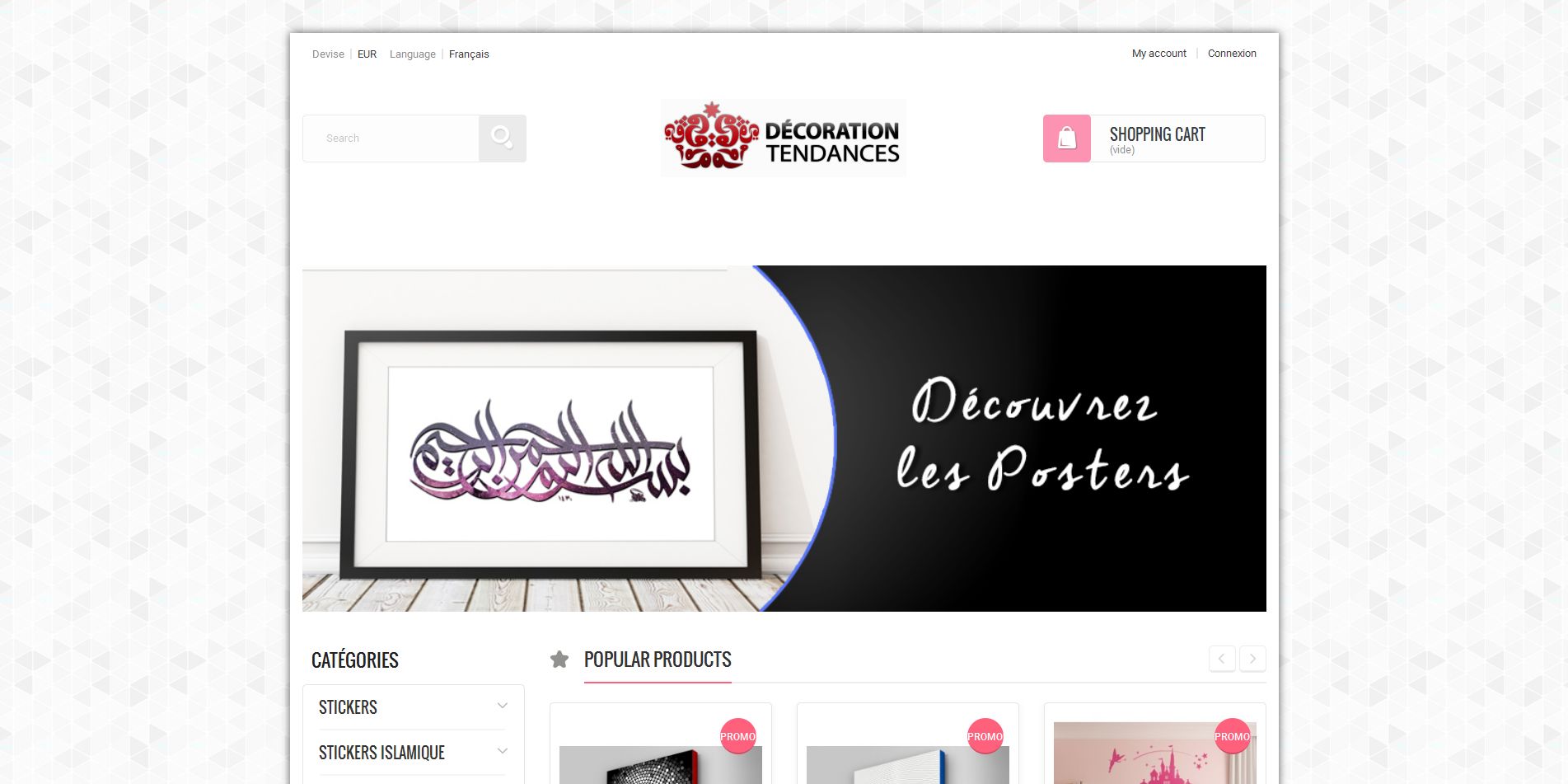Aperçu du site Decoration-Tendances.fr
