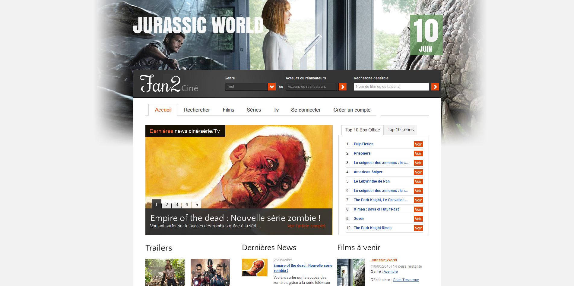 Aperçu du site Fan-2-Cine.com