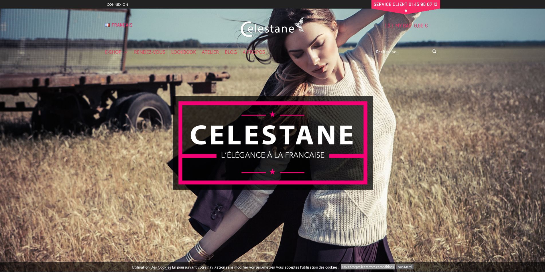 Aperçu du site Celestane.com