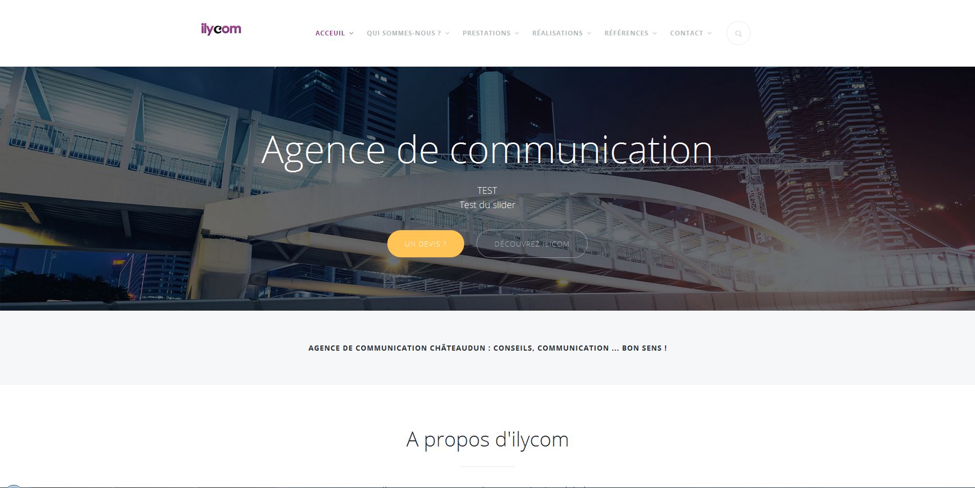 Aperçu du site Ilycom.fr