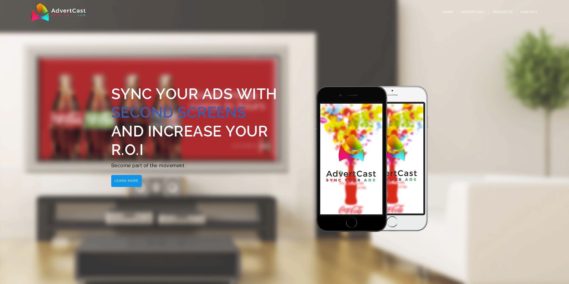 Aperçu du site AdvertCast.NathandJo.fr