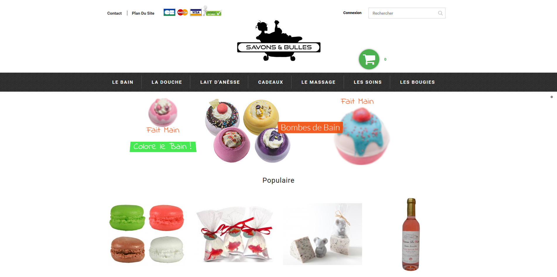Aperçu du site SavonEtBulle.com