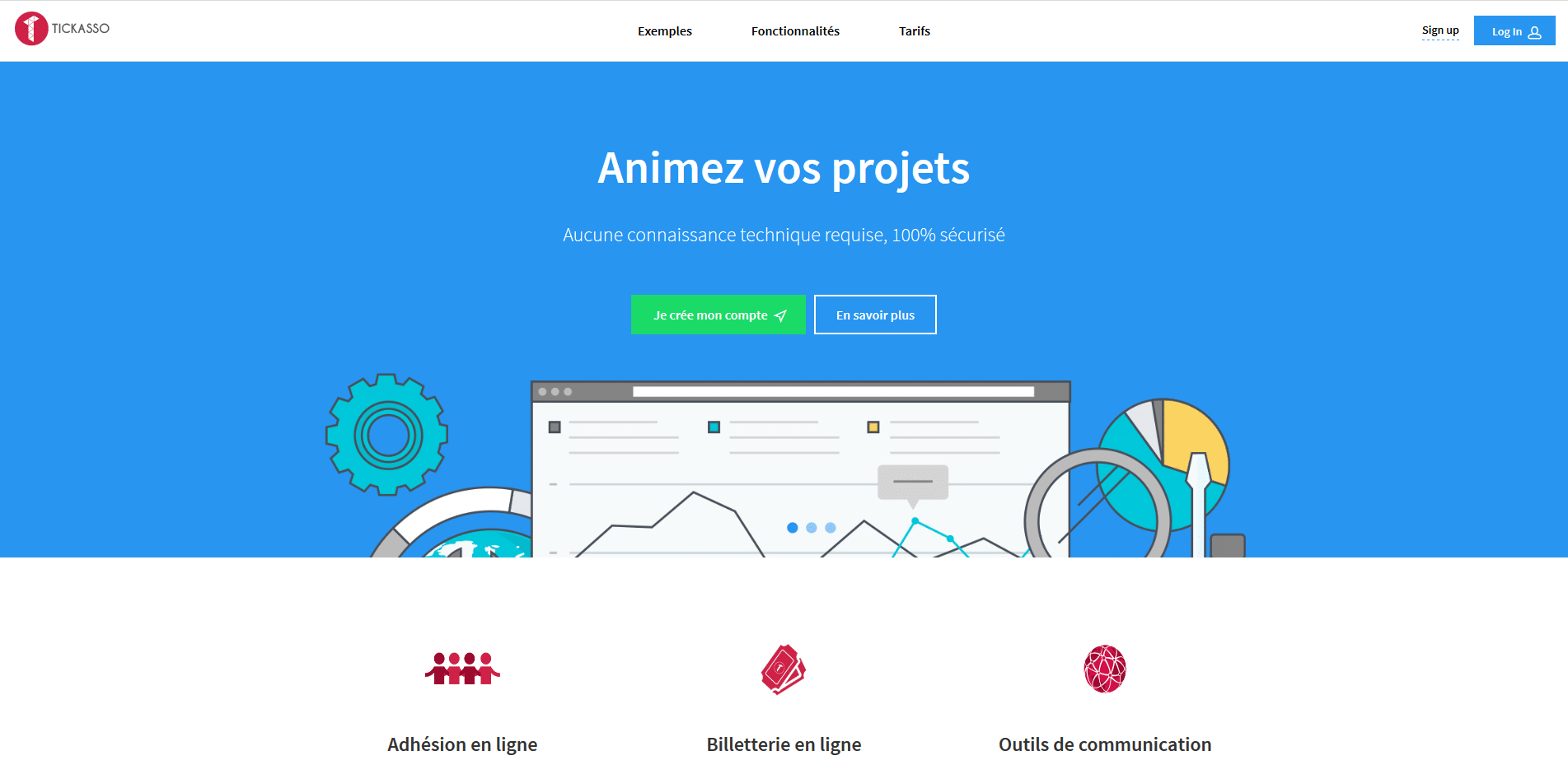 Aperçu du site Tickasso.com