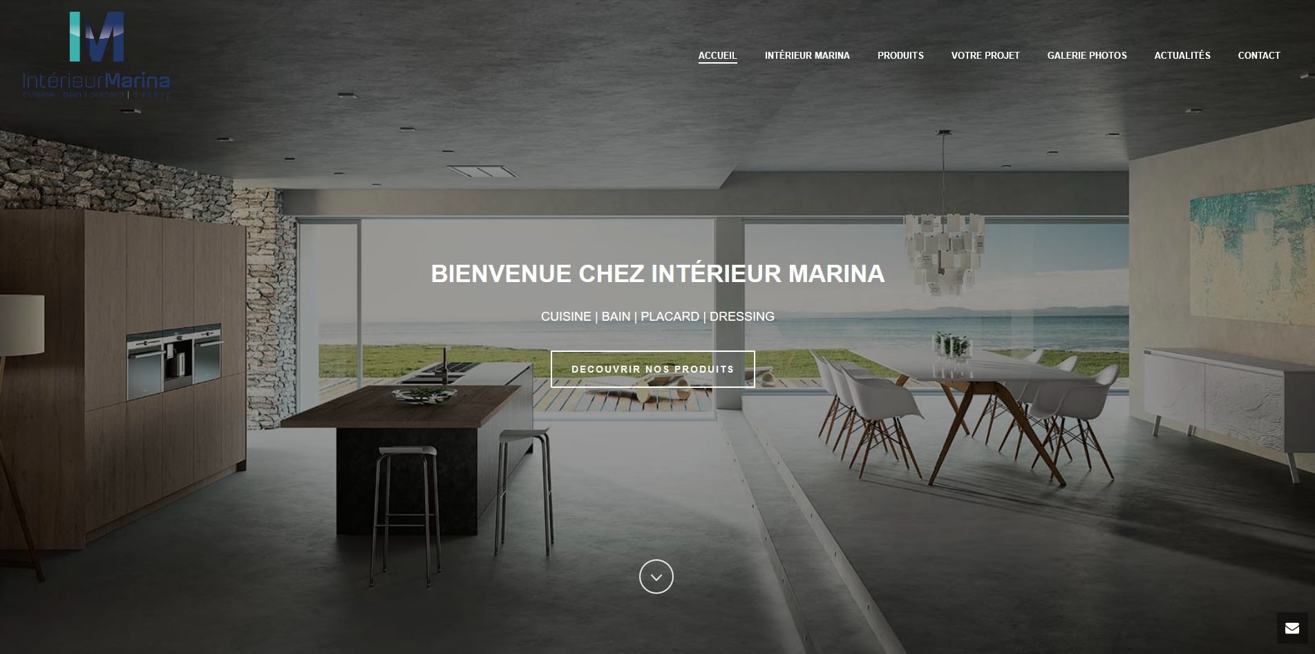 Aperçu du site InterieurMarina.com