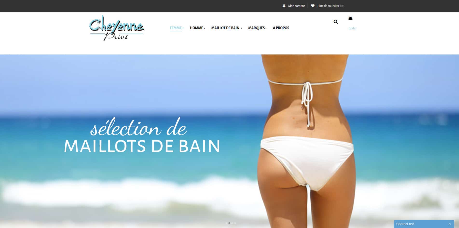Aperçu du site Cheyenne-Prive.fr