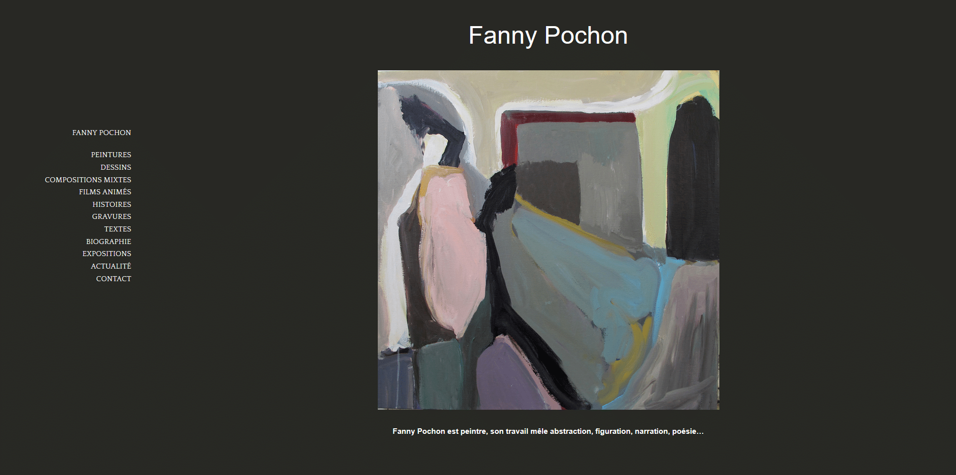 Aperçu du site FannyPochon.com
