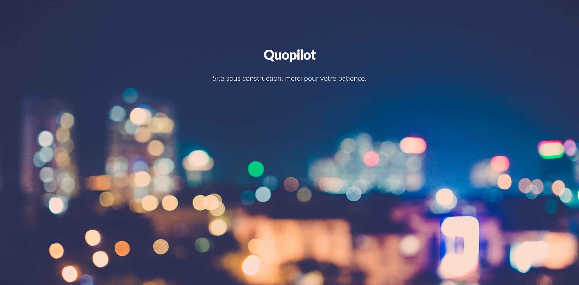 Aperçu du site QuoPilot.fr