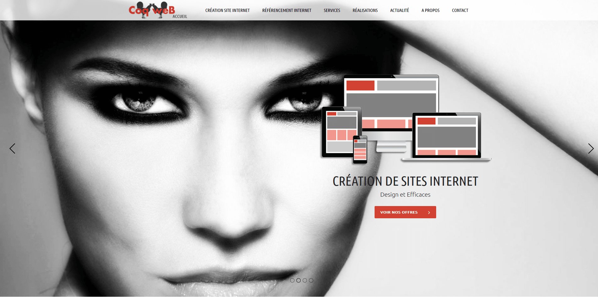 Aperçu du site Coq-web.com