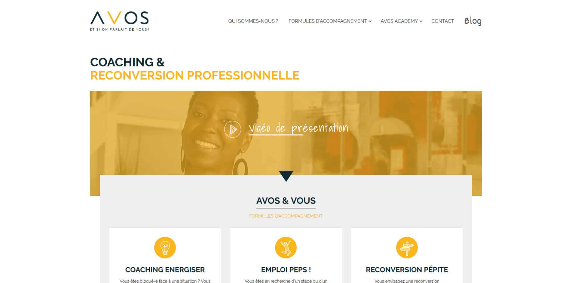 Aperçu du site Agence-avos.fr