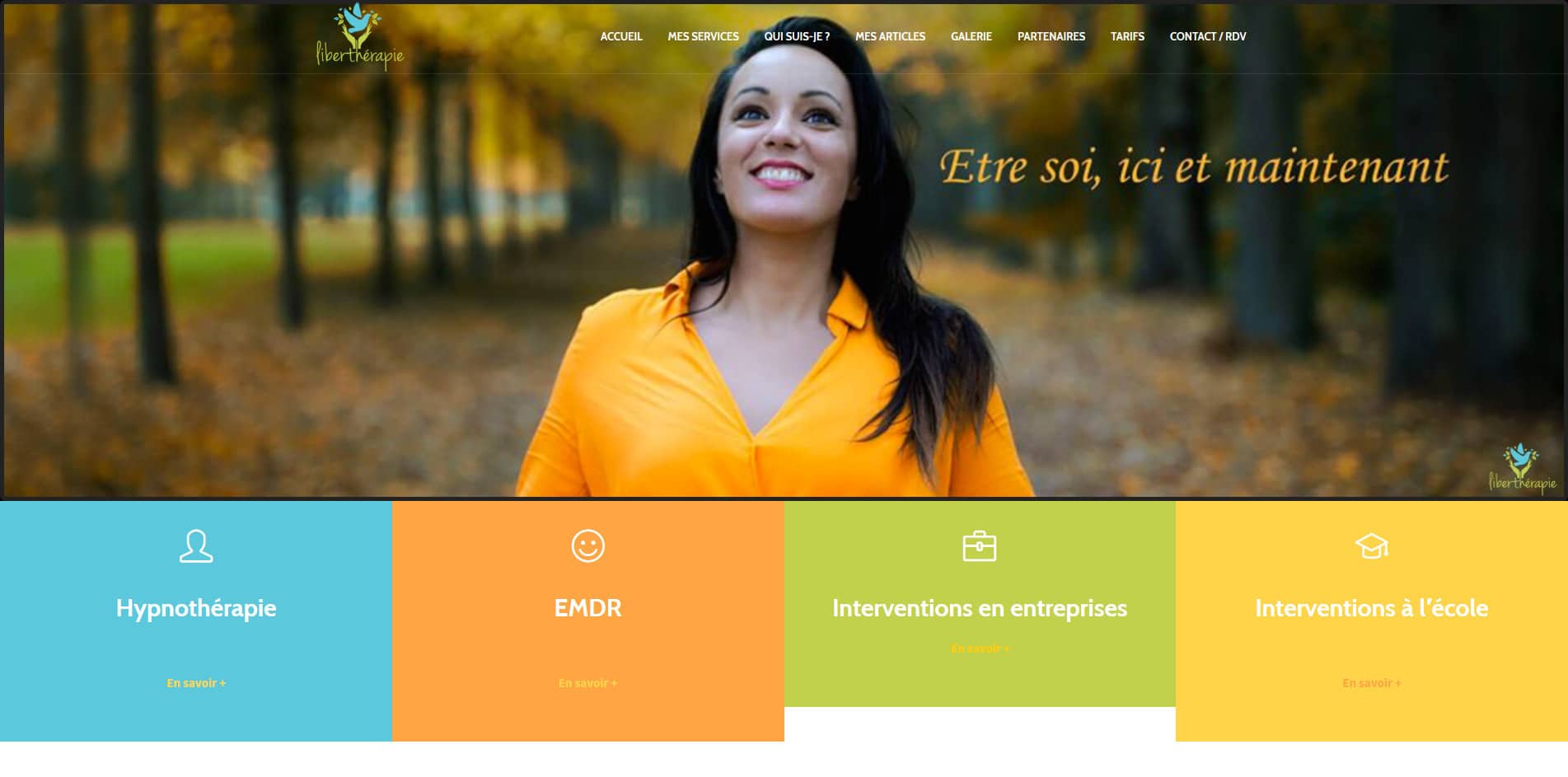 Aperçu du site Libertherapie.com