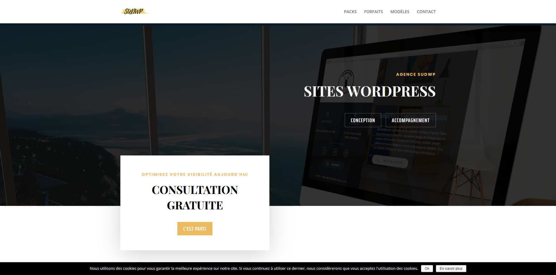 Aperçu du site Sudwp.com