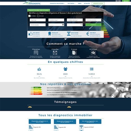 Aperçu du site diagnostictechniqueglobal.net