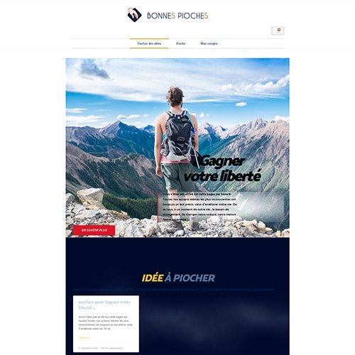 Aperçu du site bonnespioches.fr