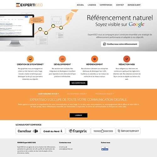 Aperçu du site expertiseo.net