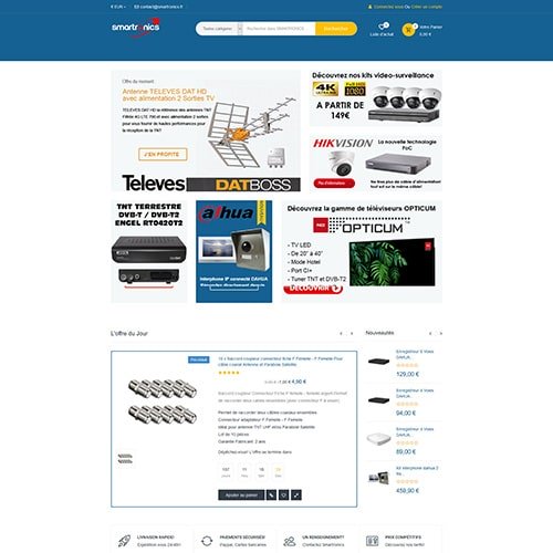 Aperçu du site smartronics.fr
