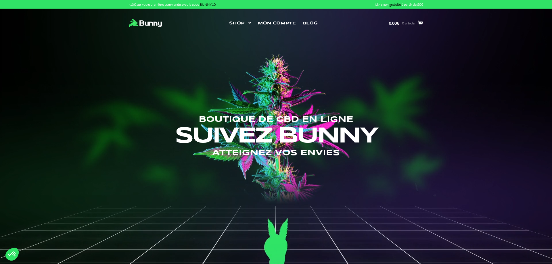 Aperçu du site Bunny-CBD.fr