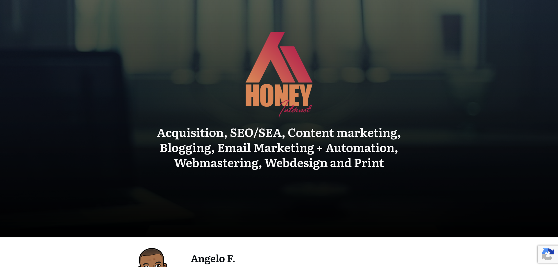 Aperçu du site HoneyInternet.fr