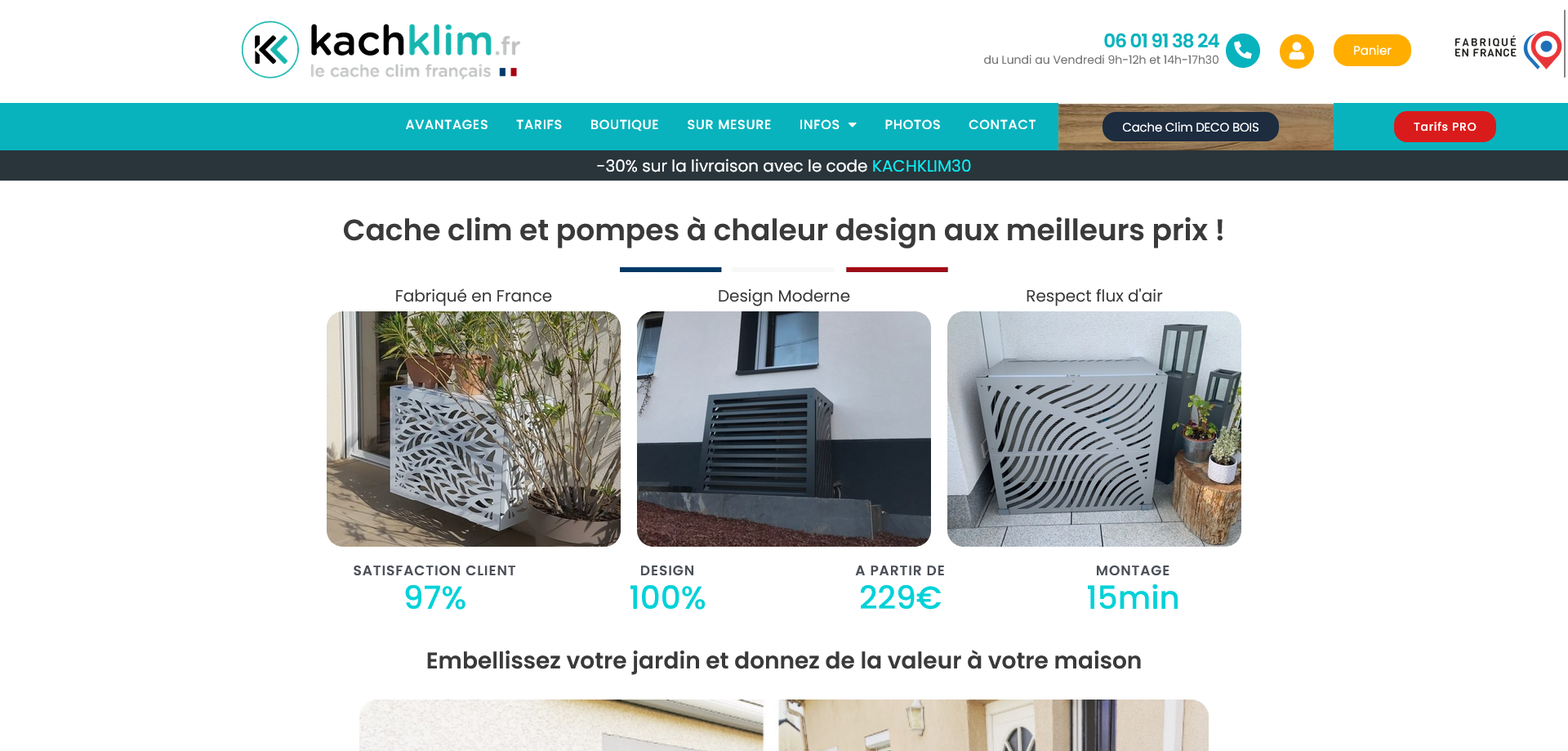 Aperçu du site KachKlim.fr