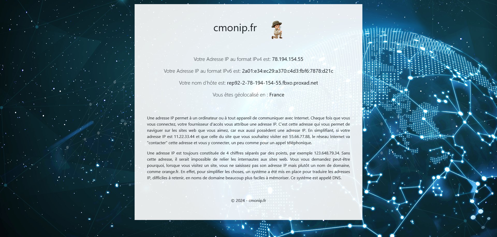 Aperçu du site cmonip.fr