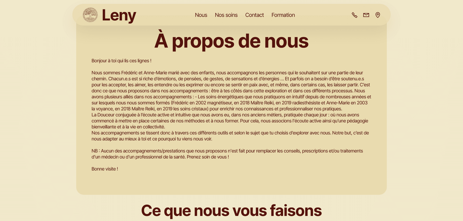 Aperçu du site leny31800.fr