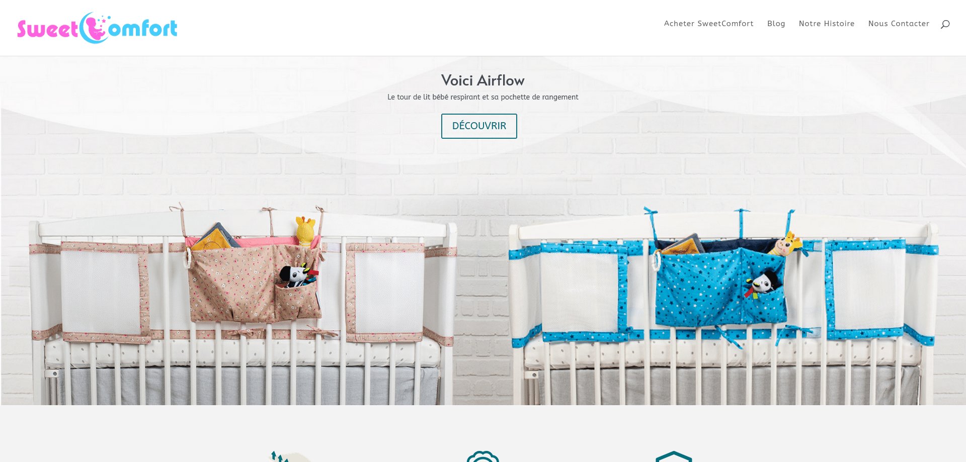Aperçu du site sweetcomfort.co