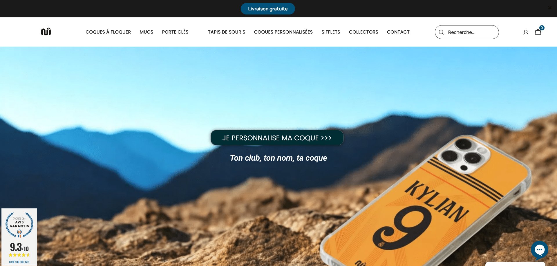 Aperçu du site ma-coque-sport.fr