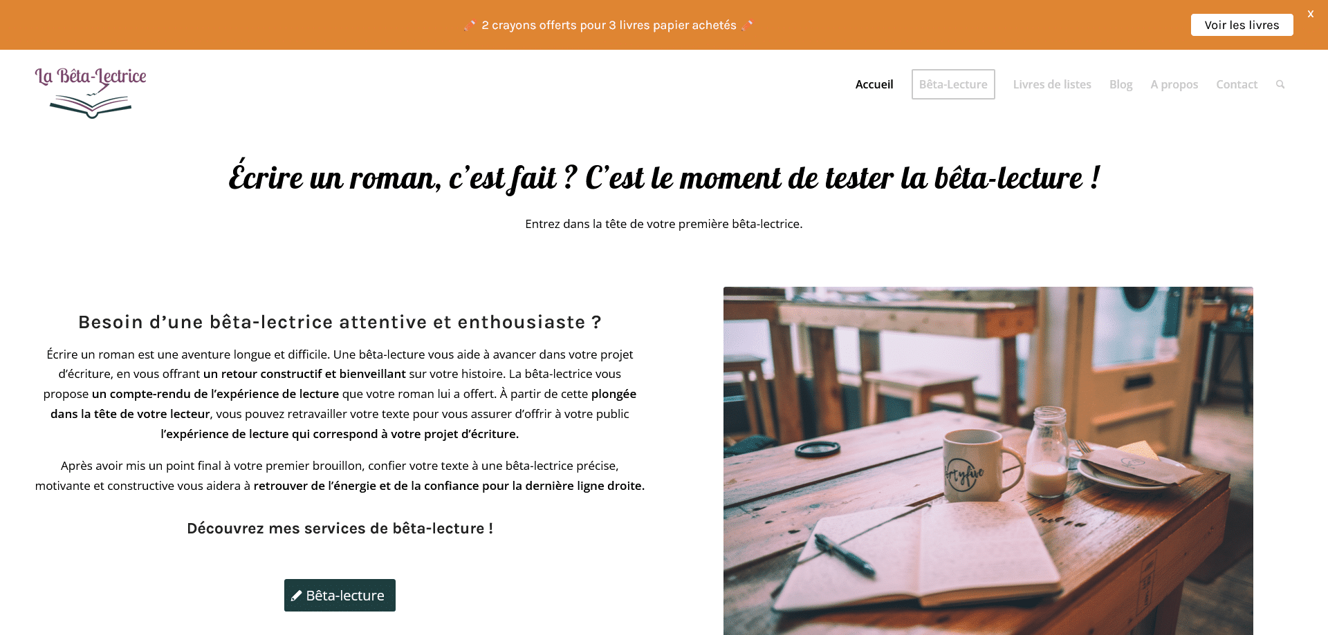 Aperçu du site labetalectrice.com