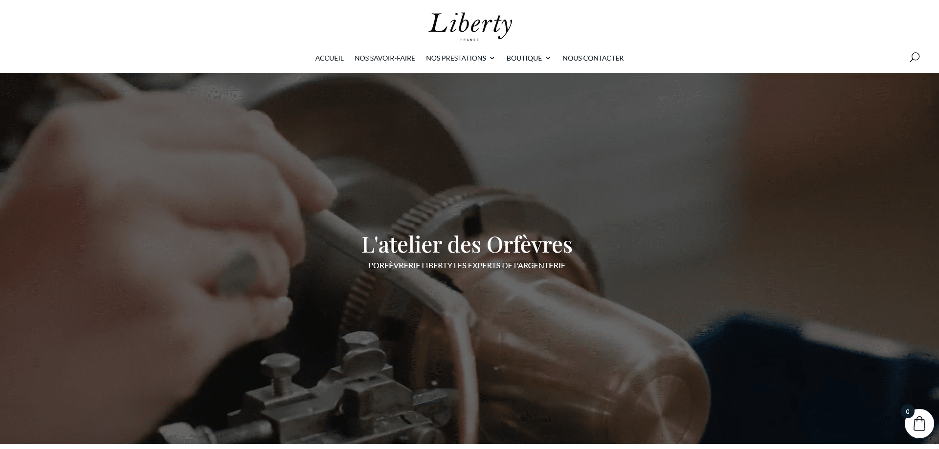 Aperçu du site liberty.fr