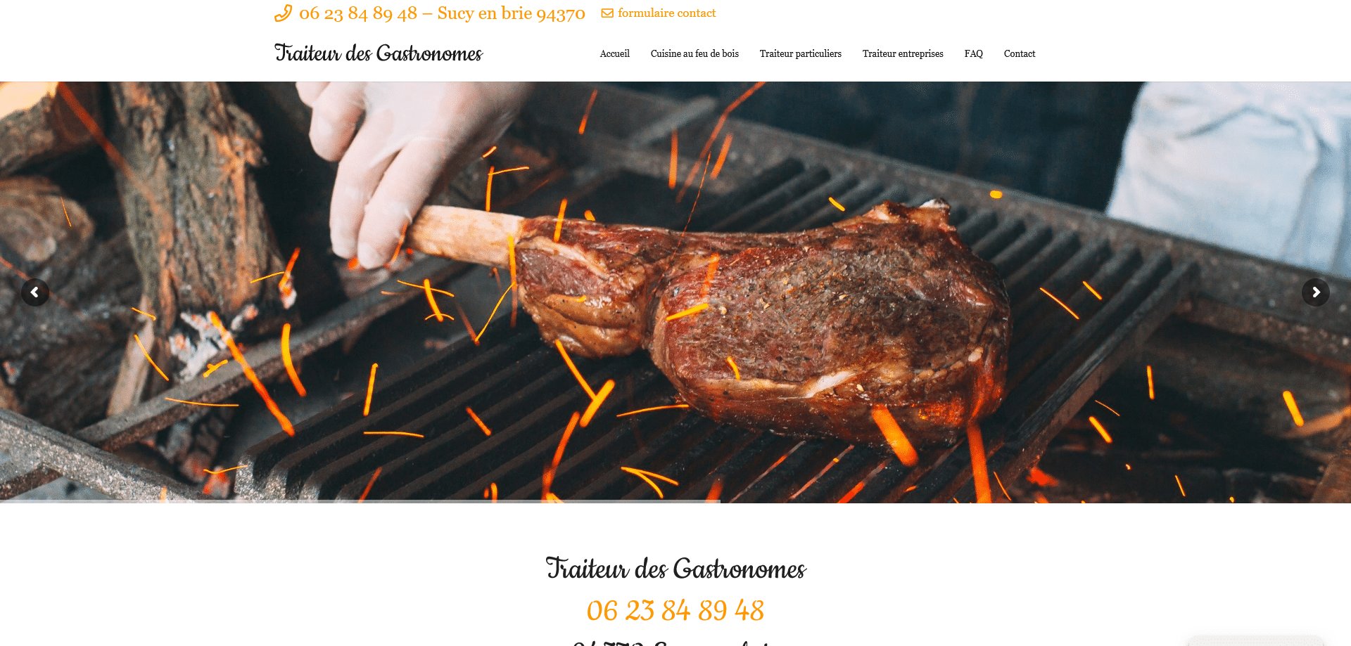 Aperçu du site traiteurdesgastronomes.fr